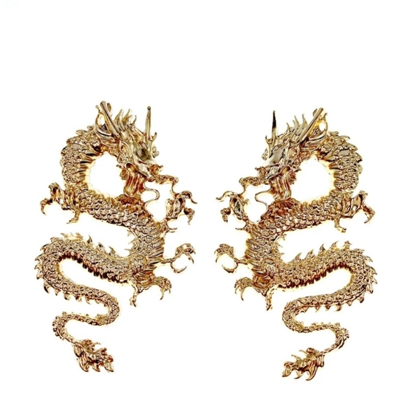 ๐HP๐๐Georgous Dragon Shape Earr - Picture 5 of 6